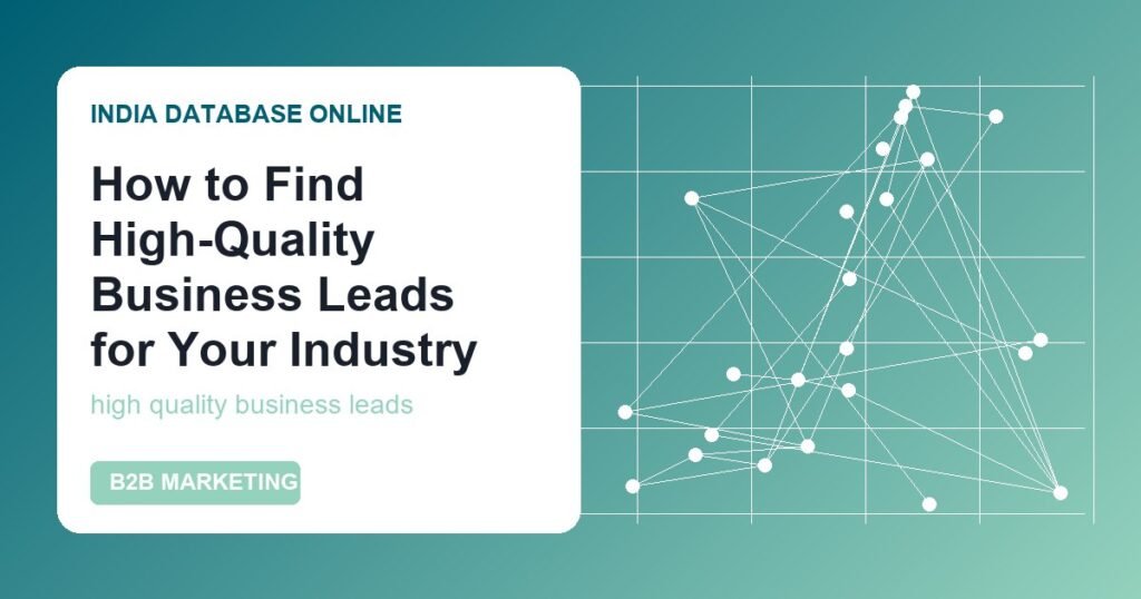 high quality business leads cover image
