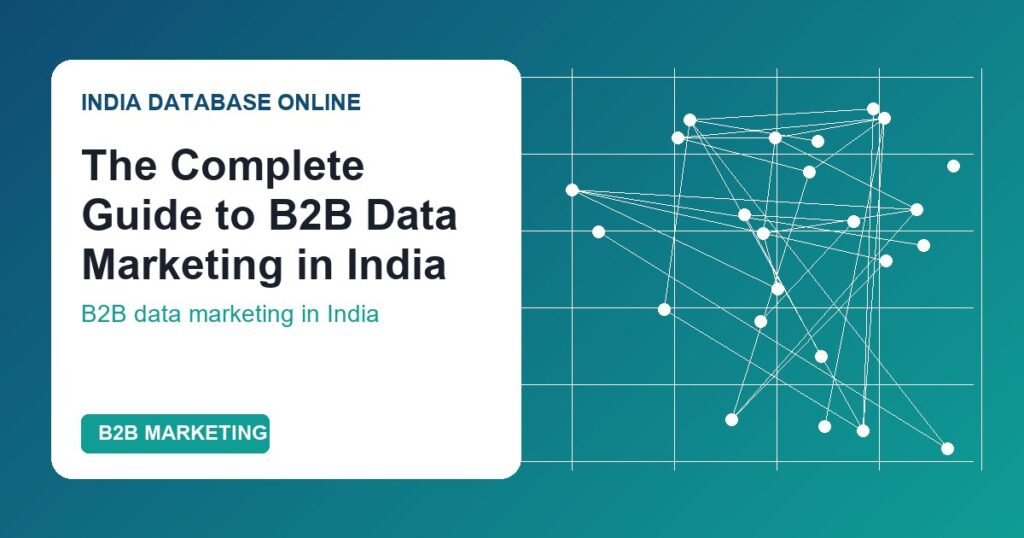 B2B data marketing in India cover image